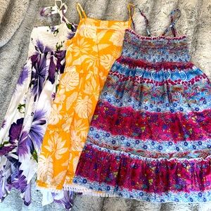 Girls Sundress Bundle - 3 Dresses (Size 8)